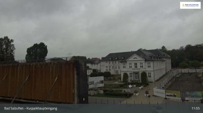 Bad Salzuflen: Kurparkhaupteingang, Gradierwerk Uhrenturm und Rosengaten