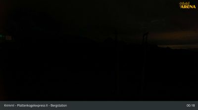 Krimml: Zillertalarena - Plattenkogelexpress II - Bergstation