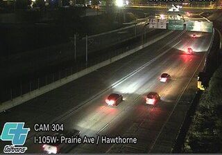 Hawthorne › West: I-105 : (304) Prarie Ave - Hawthorn