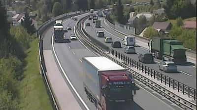 Zadnja slika ob 12h: Avtocesta Ljubljana - Koper, viadukt Ivanje selo