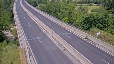 Zadnja slika ob 12h: Hitra cesta Razdrto - Vrtojba, Vipavski Križ