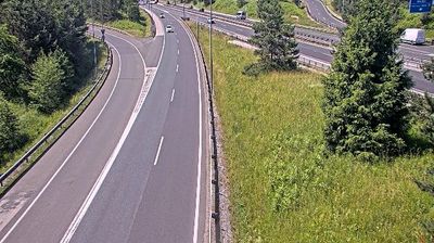 Zadnja slika ob 12h: Ljubljana - severna obvoznica, odsek Dravlje, Koseze