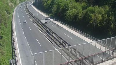 Zadnja slika ob 12h: Avtocesta Ljubljana - Koper, Tankovski most