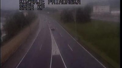 Zadnja slika ob 12h: Razcep Kozarje, smer Koper I