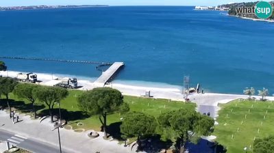 Zadnja slika ob 12h: Portorož - plaža