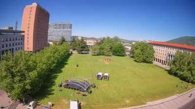 Zadnja slika ob 12h: Nova Gorica, Trg Edvarda Kardelja