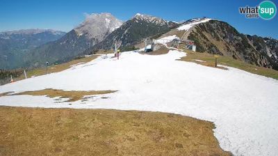 Smučišče Krvavec - pogled na Zvoh
