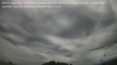 Zadnja slika ob 12h: Kamnik: severozahod