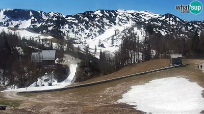 Zadnja slika ob 12h: Smučišče Vogel, otroški trak