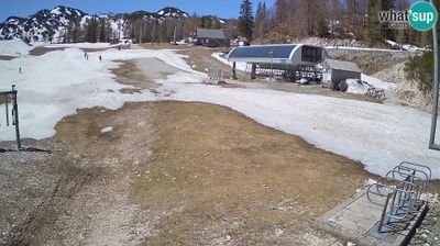 Zadnja slika ob 12h: Smučišče Vogel, snow park