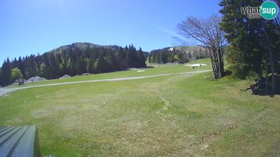 Zadnja slika ob 12h: Sorška planina, smučišče