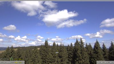 Zadnja slika ob 12h: Rogla (1495m) - severozahod