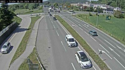 Trzin, cesta Črnuče - Domžale