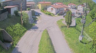 Zadnja slika ob 12h: Kambreško, cesta Kambreško - Solarij - Livek