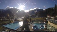 Kötschach: Mauthen − Webcam 1 − Aquarena − Blick auf die Karnischen Alpen