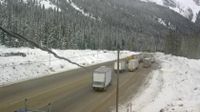 Jumbo Glacier Mountain Resort Municipality - Jumbo Glacier Mountain Resort Municipality › Východ: Highway 1 about 72 km east of Revelstoke at Rogers Pass in Glacier National Park, looking east