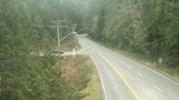 Egmont - Egmont › Juh: Highway 101 at - Road, south of Earls Cove on the Sunshine Coast, looking South