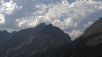 Gemeinde Scharnitz - Gemeinde Scharnitz › Nordwesten: Karwendelhaus in Karwendel - Birkkarspitze - Karwendel - Wörner - Westliche Karwendelspitze