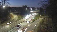 North Vancouver - North Vancouver: West Lynn › Süden: Highway 1 at the northend of Ironworkers Memorial Bridge by Fern Street, looking southbound