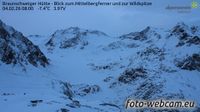 Gemeinde St. Leonhard im Pitztal - Gemeinde St. Leonhard im Pitztal: Braunschweiger Hütte - Blick zum Mittelbergferner und zur Wildspitze