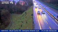 Como - Como: Sagnino: A09 km. 39,6 Como M. Olimpino itinere sud