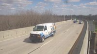 Louisville: I-64: ky1-064-000-3-wb-_-cam-1 KY I-64 WB - 0.3 @ SHERMAN MINTON BR KY UPPER DECK - Current