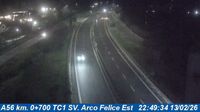 Pozzuoli - Pozzuoli: Toiano: A56 km. 0+700 TC1 SV. Arco Felice Est