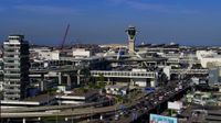 Los Angeles - Los Angeles › Juhozápad: World Way - Center Way - The Theme Building - Los Angeles International Airport