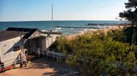 Ustronie Morskie - Ustronie Morskie › Sever: Molo Busola Kawiarnia Drinkbar Apartamenty na Plaży