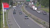 Ljubljana: A1/E70 - južna obvoznica, počivališče Barje - Day time