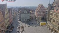 Rothenburg ob der Tauber: Herrnmuhle: Rothenburg ob der Tauber, Blick auf den Marktplatz - Day time