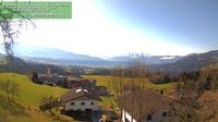Gemeinde Lingenau: Ein schöner Panoramablick von A-6941 Langenegg zur Mittagsspitze - Day time
