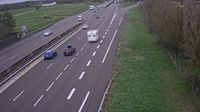 Chatenoy-le-Royal: Chalon-sur-Saône-Autoroute A6 en périphérie de Chalon sur Saône Nord, vue orientée vers Paris - Jour