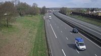 Charnay-les-Macon: Mâcon-Autoroute A6 en périphérie de Mâcon Sud, vue orientée vers Paris - Jour