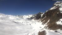Gemeinde Gaschurn: Heilbronner Hütte (2320m) - Blick Richtung Versailspitze und Silvretta - Overdag