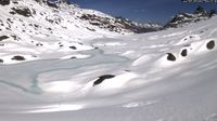 Gemeinde Gaschurn: Heilbronner Hütte (2320m) - Blick Richtung Patteriol und Arlberg - Overdag