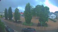 Leczna › West: Dawny ratusz - Fontanna w Łęcznej - plac Kościuszki - Overdag
