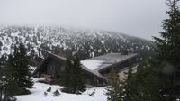 Spindleruv Mlyn: Krkonoše, Špindlerův Mlýn, Labská bouda (pohled na boudu nad Labským dolem) - Day time