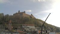 Kulmbach: Plassenburg Blick: Auf die Altstadt von - mit der Imposanten Plassenburg - Jour