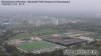 Milbertshofen: Olympiaturm München - Baustelle TUM Campus im Olympiapark - Jour
