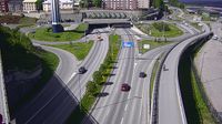 Tampere: Tie 12 - Rauhaniemi - Rantatunnelin suu, itä - Day time