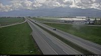 Chilliwack › East: Highway 1 at Prest Road in - looking east - Day time