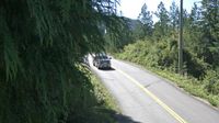 Ucluelet › West: Highway 4 by Kennedy Lake, looking west - Day time