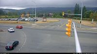 Nanaimo › West: Highway 19 at Northfield Road in - looking west - Day time