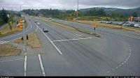 Nanaimo › South: Highway 19 at Northfield Road in - looking south - Day time