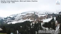 Gemeinde Damuls: Damüls - Hotel Alpenblume - Blick nach Süden - Faschina - Day time