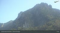 Schwangau: Füssen - Schloss Hohenschwangau, Blick zum Schloss Neuschwanstein