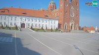 Dakovo: Centar: Webcam Đakovo Cathedral Sv. Petra - Jour