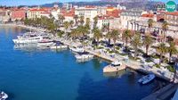 Split: Webcam LIVE - riva and port - Day time