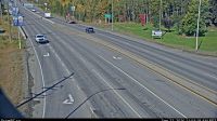 Prince George › North: Highway 97 at Highway 16 junction in - looking northbound on Highway 97 - Day time